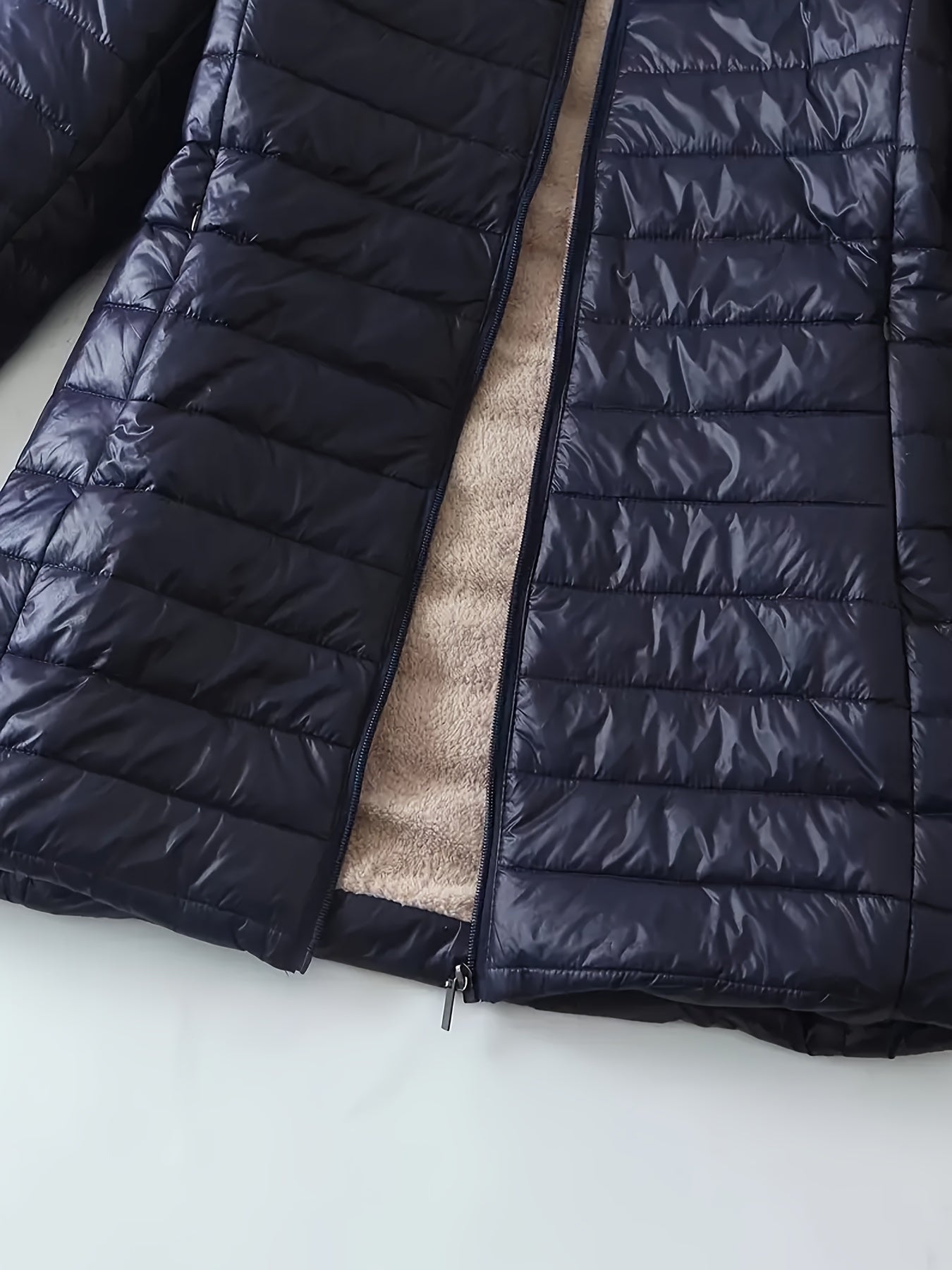 VICKY™ Cozy Fleece-Lined Puffer Jacket — Plush Warmth & Everyday Style