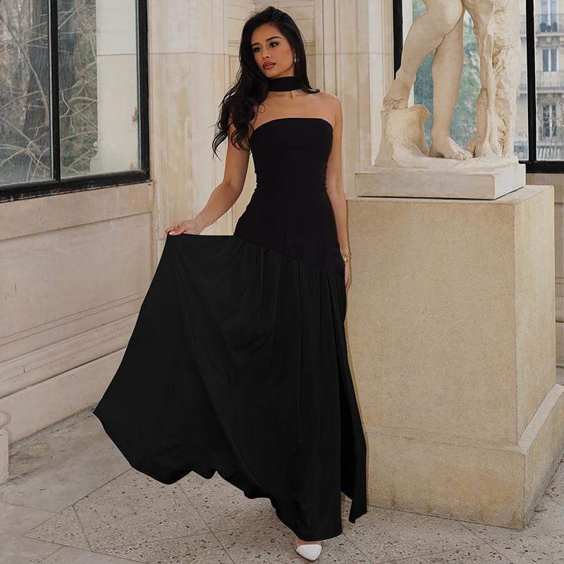 LINDSAY™ - Sleek Sleeveless Bodycon Maxi Dress for Party Nights