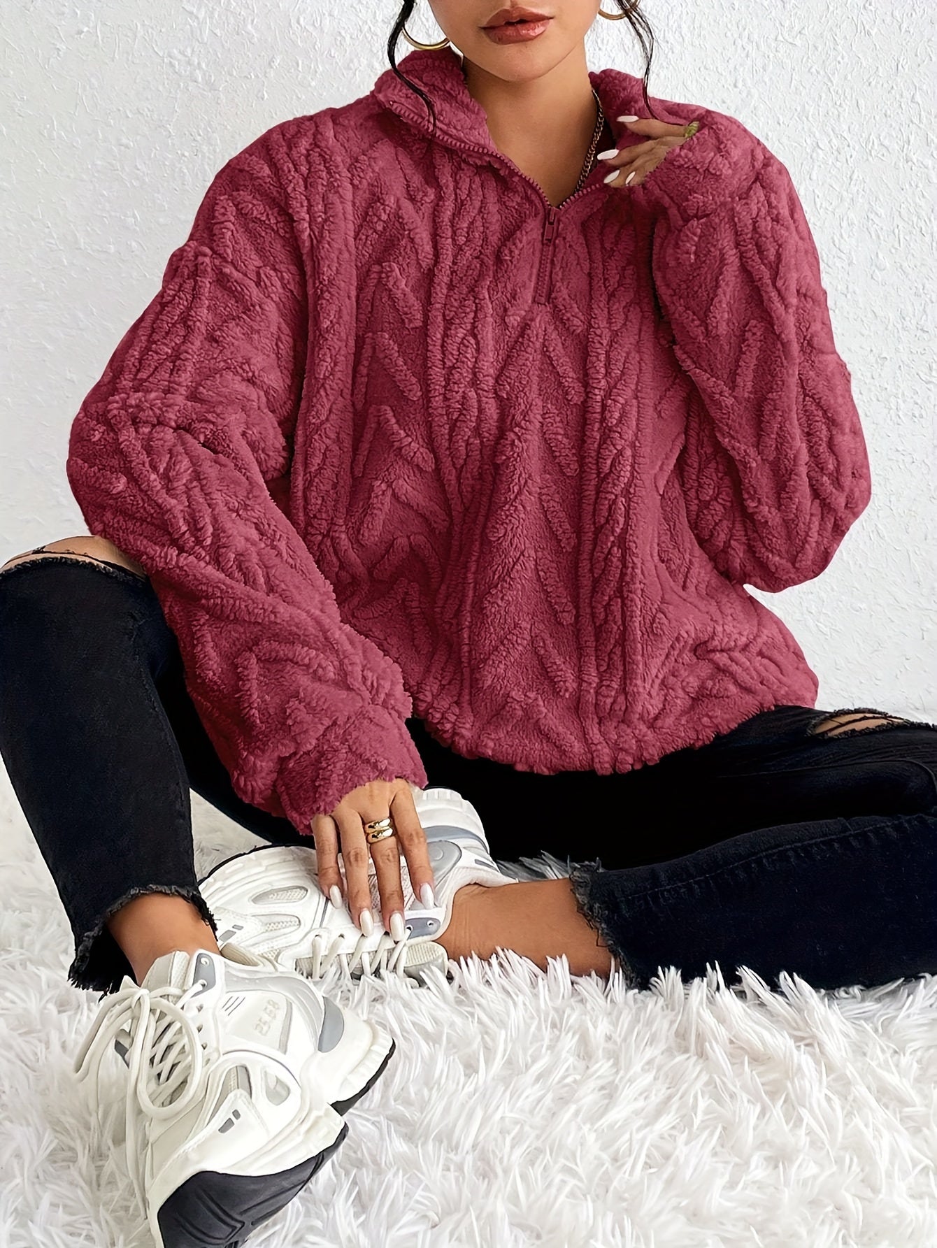 CLARE™ Cozy Knit Sweater