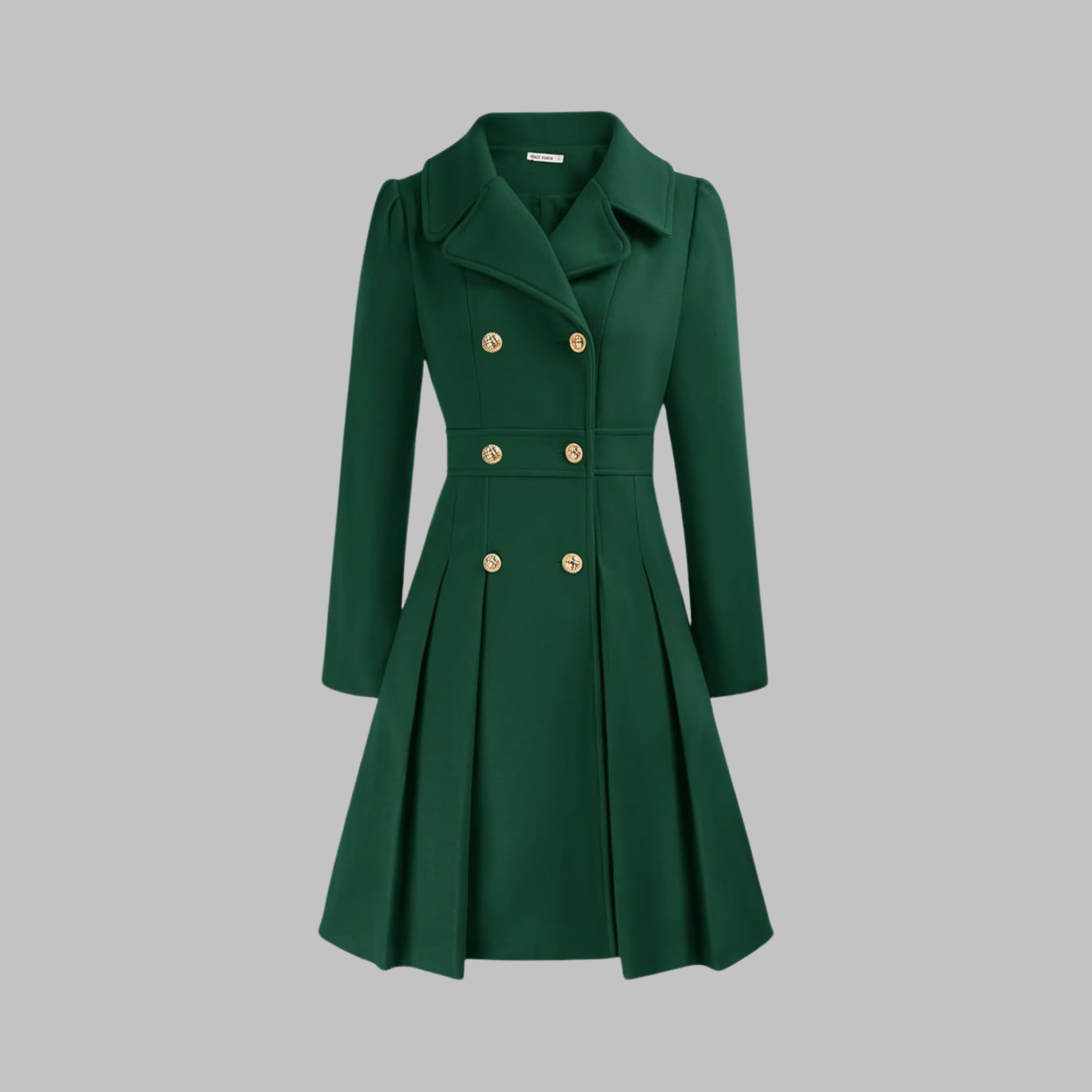 DAMI™ Elegant Double-Button Long-Sleeve Coat