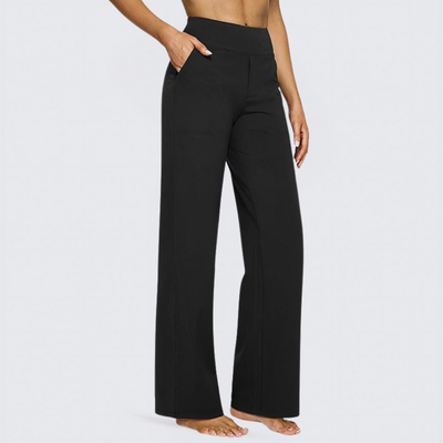 WHITNEY™ Ultra-Comfort High-Waist Wide-Leg Pants for Yoga, Outdoors, and Everyday Fun
