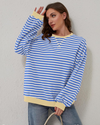 ROXANNE™ Striped Oversized Sweatshirt - Cozy, Relaxed Fit