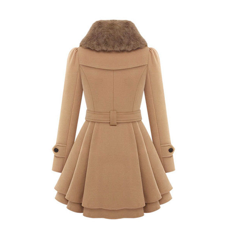 CLAUDIA™ Vintage Flair Trench Coat