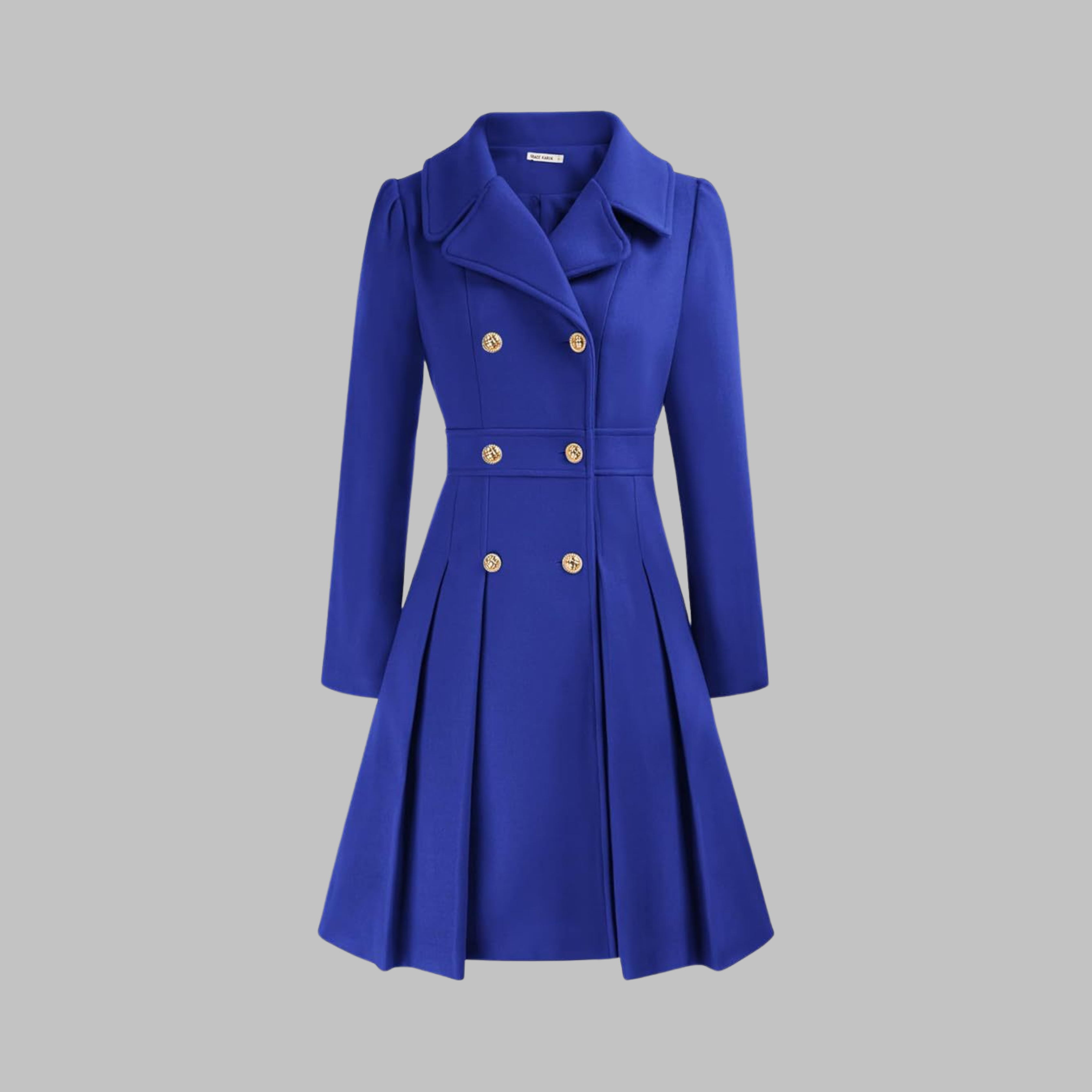 DAMI™ Elegant Double-Button Long-Sleeve Coat