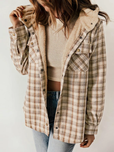 HANNAH™ - Sophisticated Plaid Jacket for Effortless Style