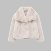 TATSULOK™ - Elegant Long-Sleeve Collared Fuzzy Coat