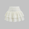 MATHA™ - Chic Layered Ruffle-Hem Skort for Effortless Style