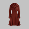 DAMI™ Elegant Double-Button Long-Sleeve Coat