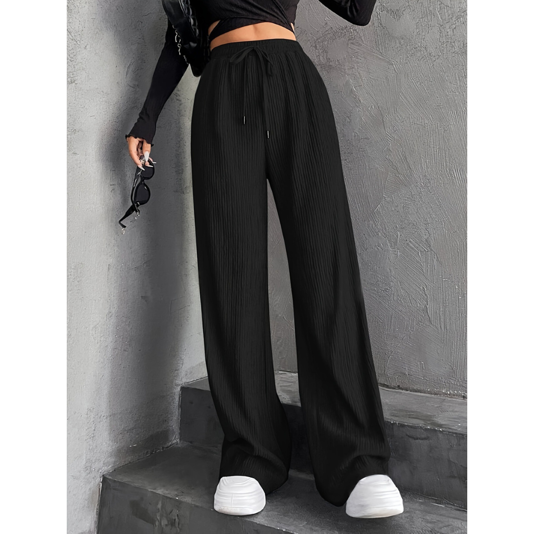 BERNILA™ Casual Wide-Waist Comfort Pants for Everyday Wear