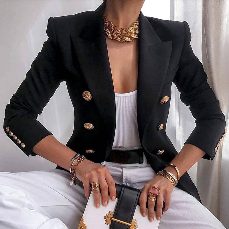 FRANCINE™ Timeless Classic Blazer – Effortless Elegance for Any Occasion