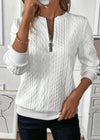 EMMA™ | Sleek & Sophisticated Quarter-Zip Knit Sweater
