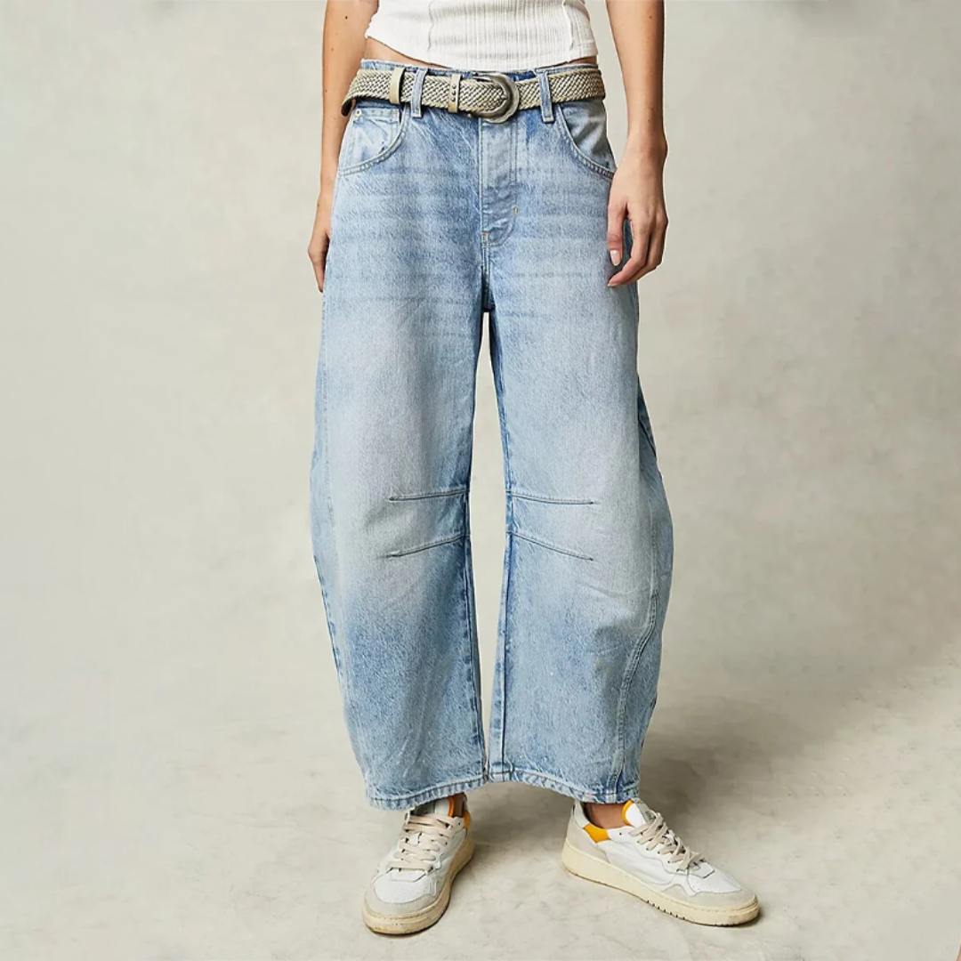 GRETA™ Wide-Leg Jeans – Flattering Fit, Effortless Style in Contemporary Denim