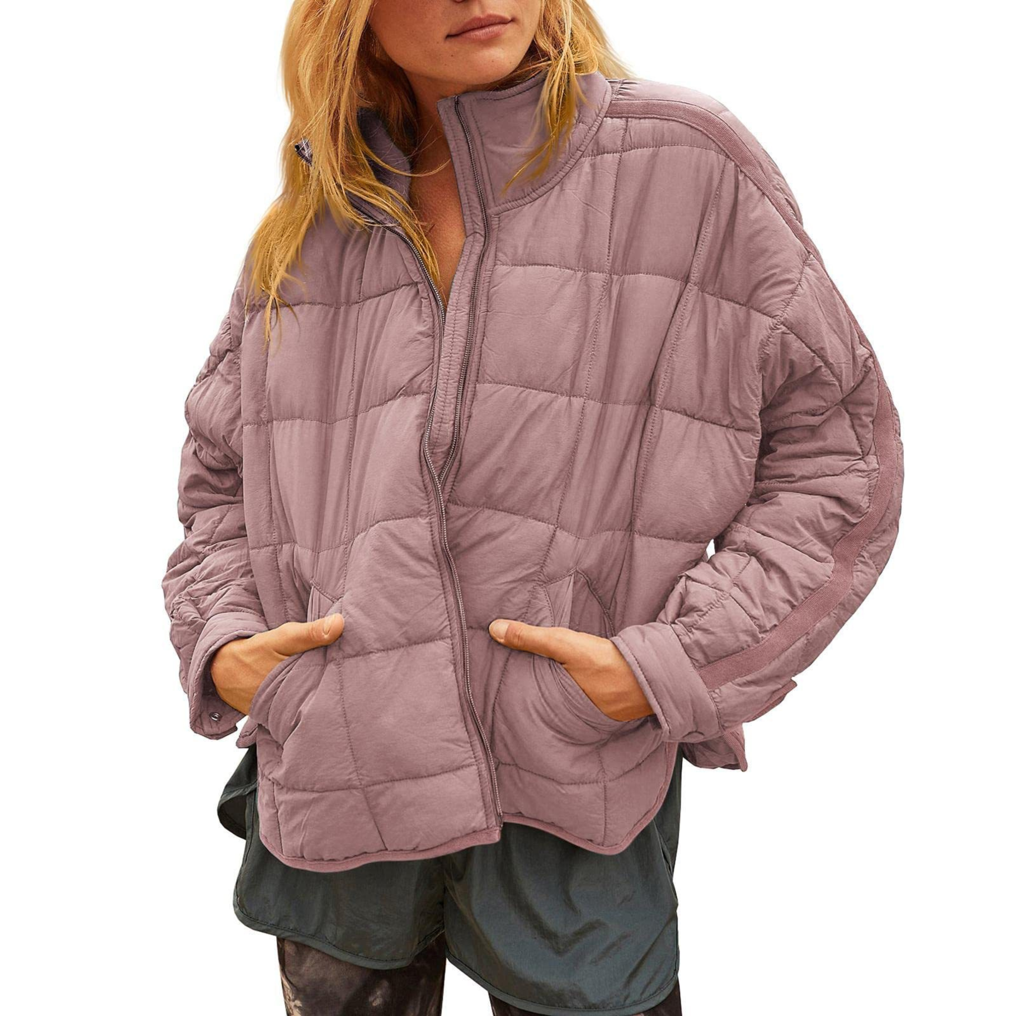 GEMMA™ Ultralight Packable Zip-Front Puffer Jacket