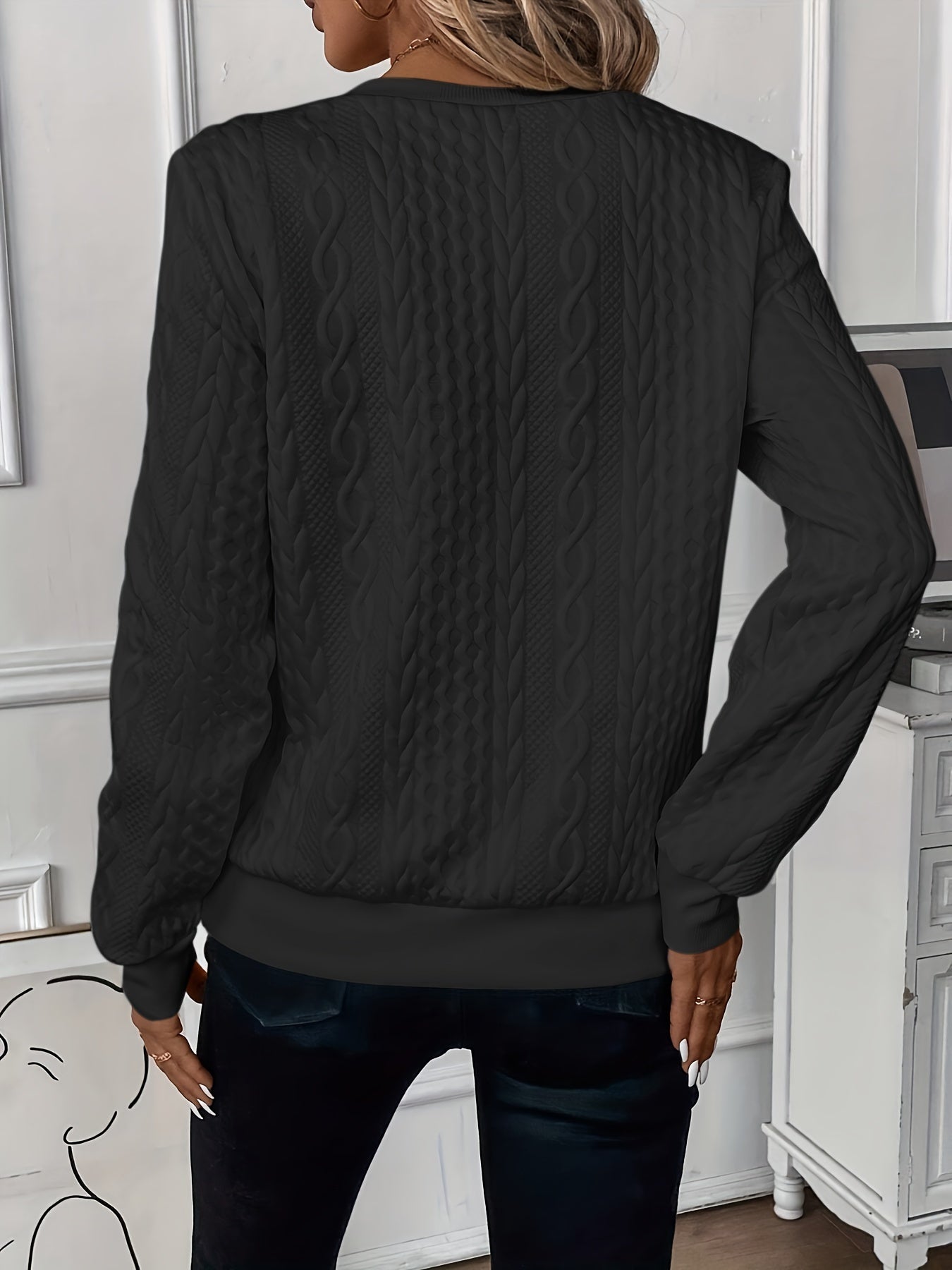EMMA™ | Sleek & Sophisticated Quarter-Zip Knit Sweater