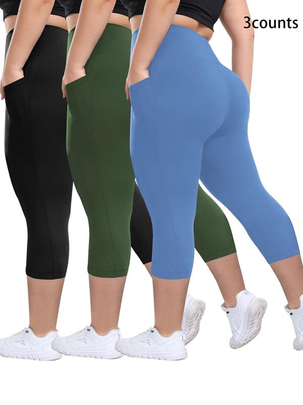 MIRA™ Breathable Capris – 3-Pack Set