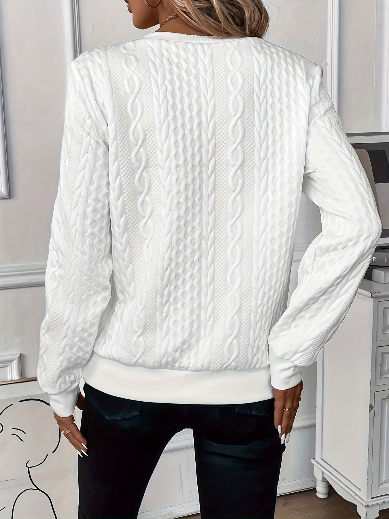 EMMA™ | Sleek & Sophisticated Quarter-Zip Knit Sweater