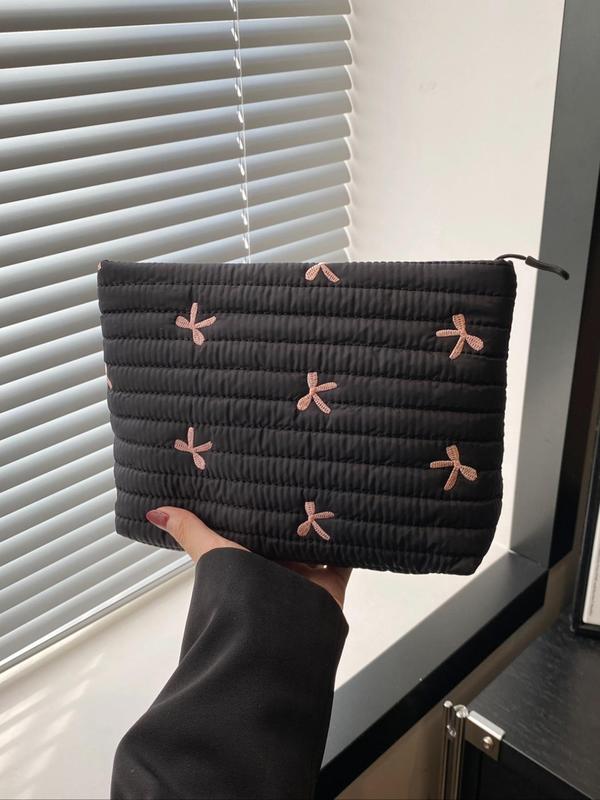 EMILY™ Large-Capacity Quilted Pouch with Durable Zipper – Travel Storage Bag