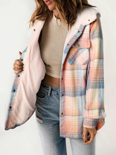 HANNAH™ - Sophisticated Plaid Jacket for Effortless Style