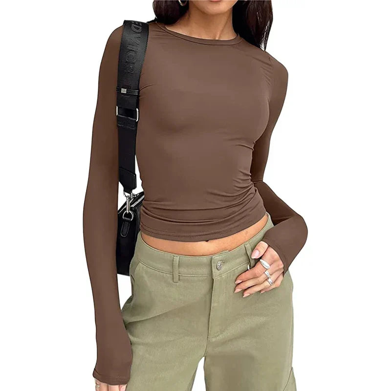 ELSPETH™ Sleek Minimalist Casual Top for Effortless Everyday Style