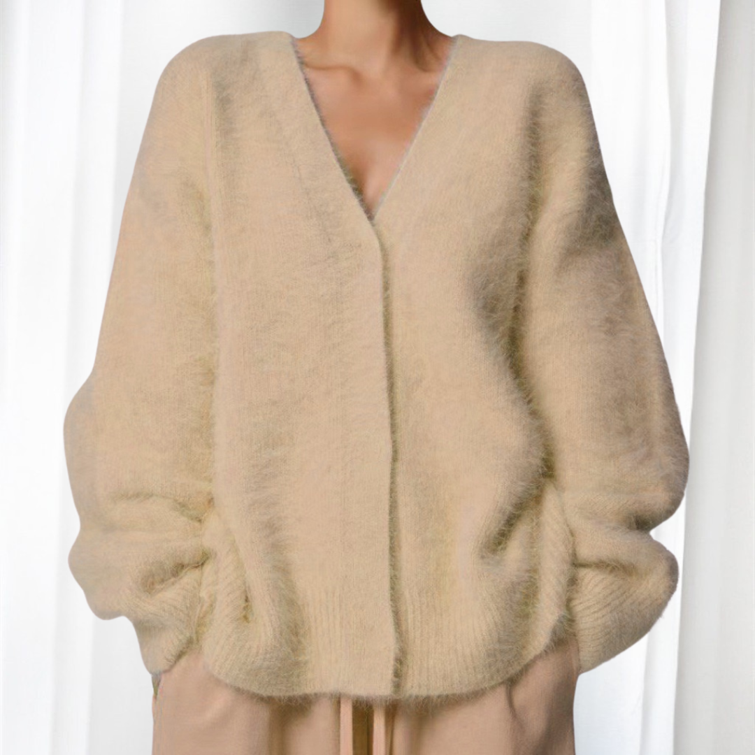 QUINCY™ Cozy Button-Front Drop-Shoulder Cardigan