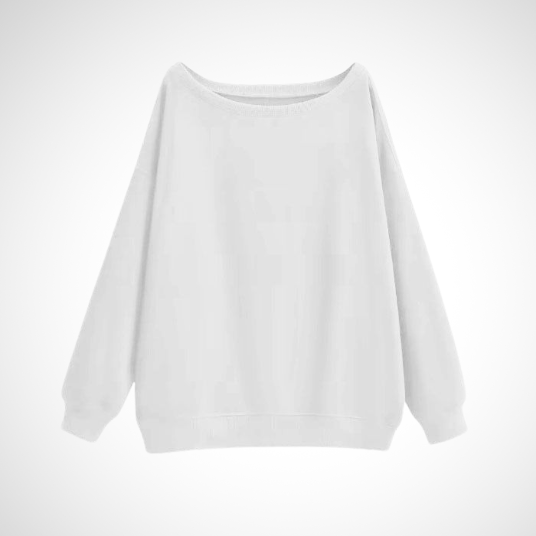 DIVECA™ Cozy Casual Scoop-Neck Long-Sleeve Sweater