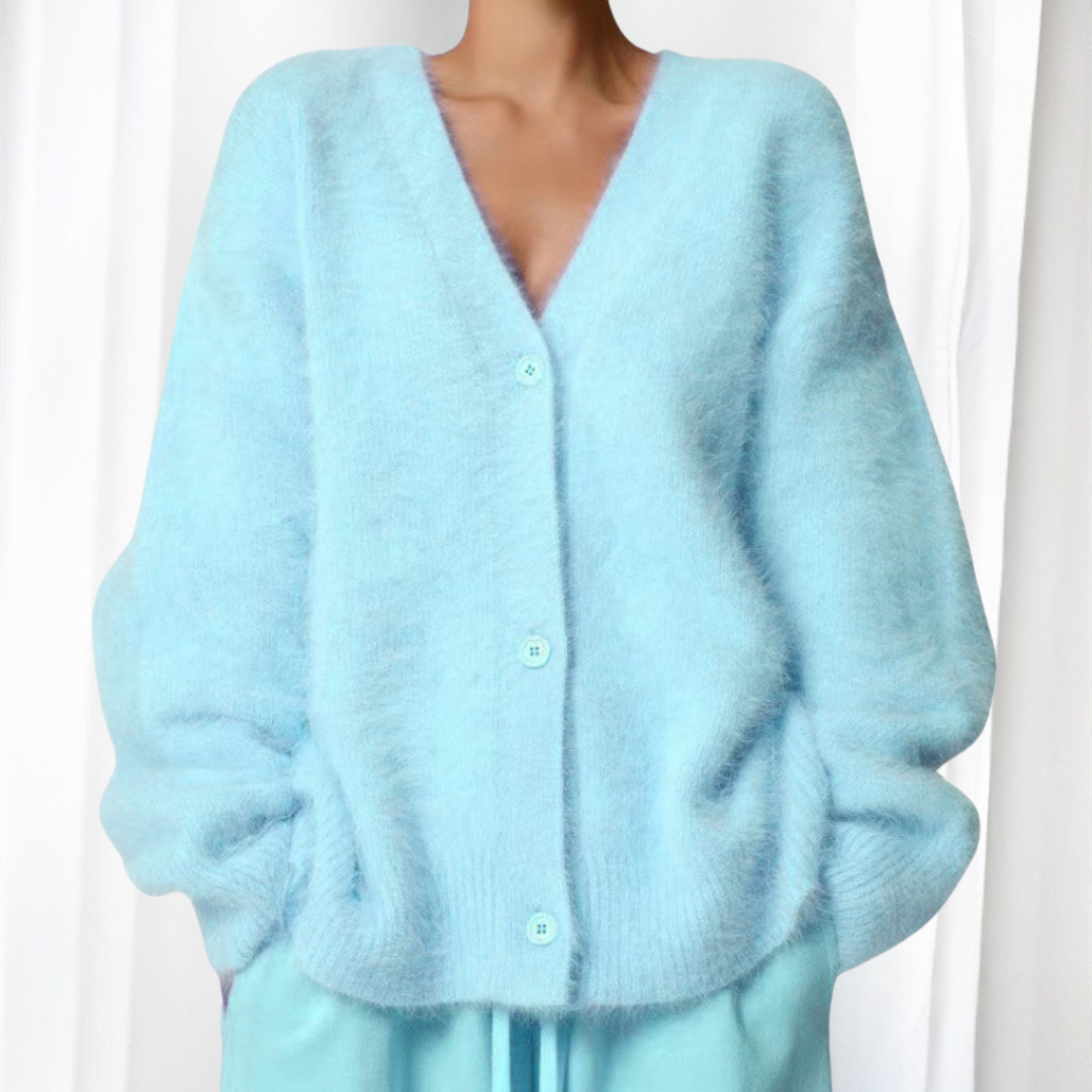 QUINCY™ Cozy Button-Front Drop-Shoulder Cardigan