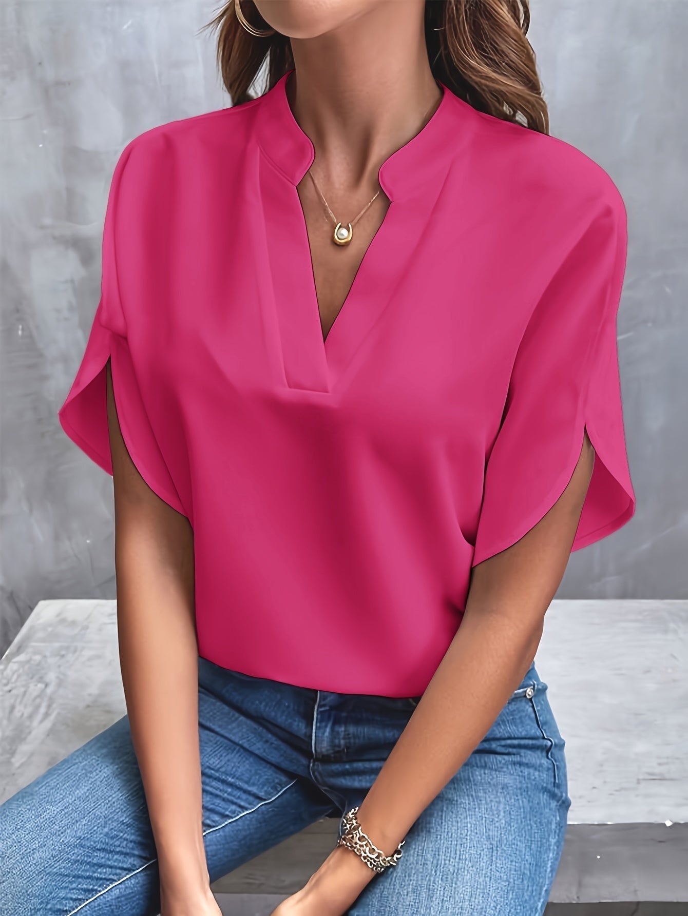 DELANEY™ - Sophisticated, Modern Blouse