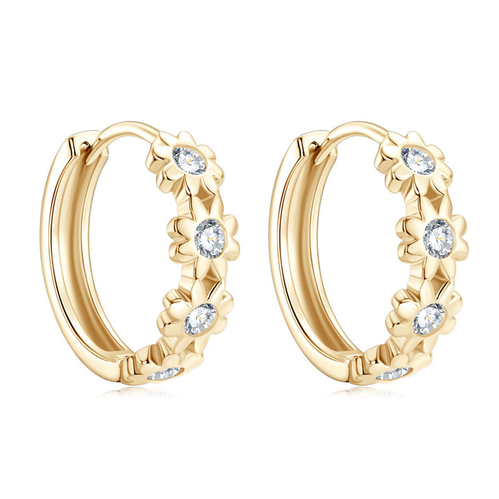 Daisy's 925 moissanite earrings