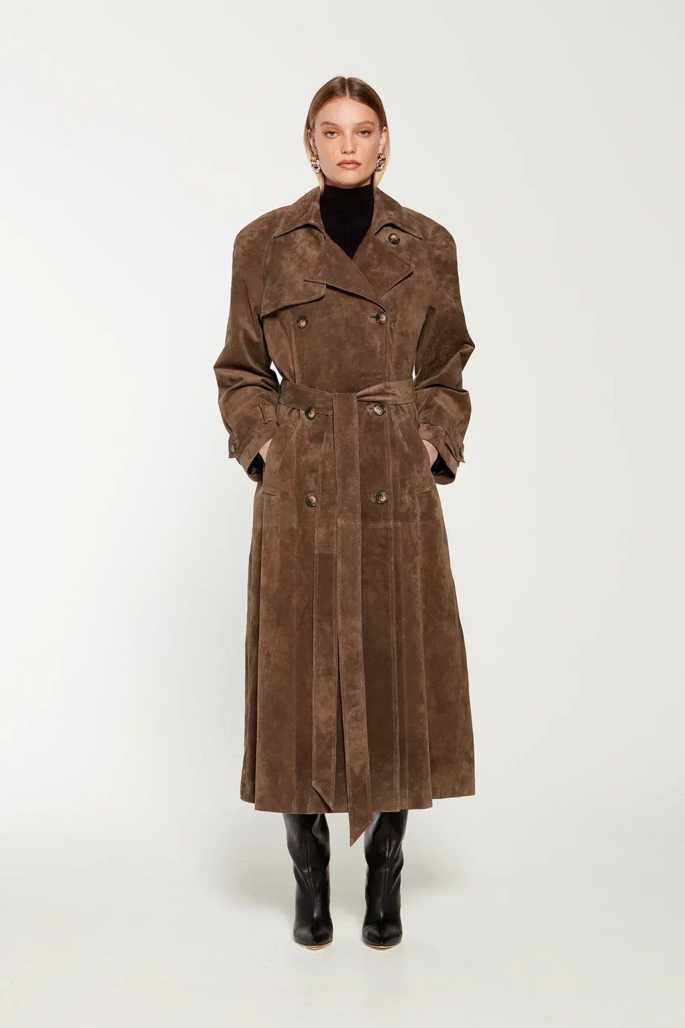 CHANTAL™ Timeless Belted Trench Coat