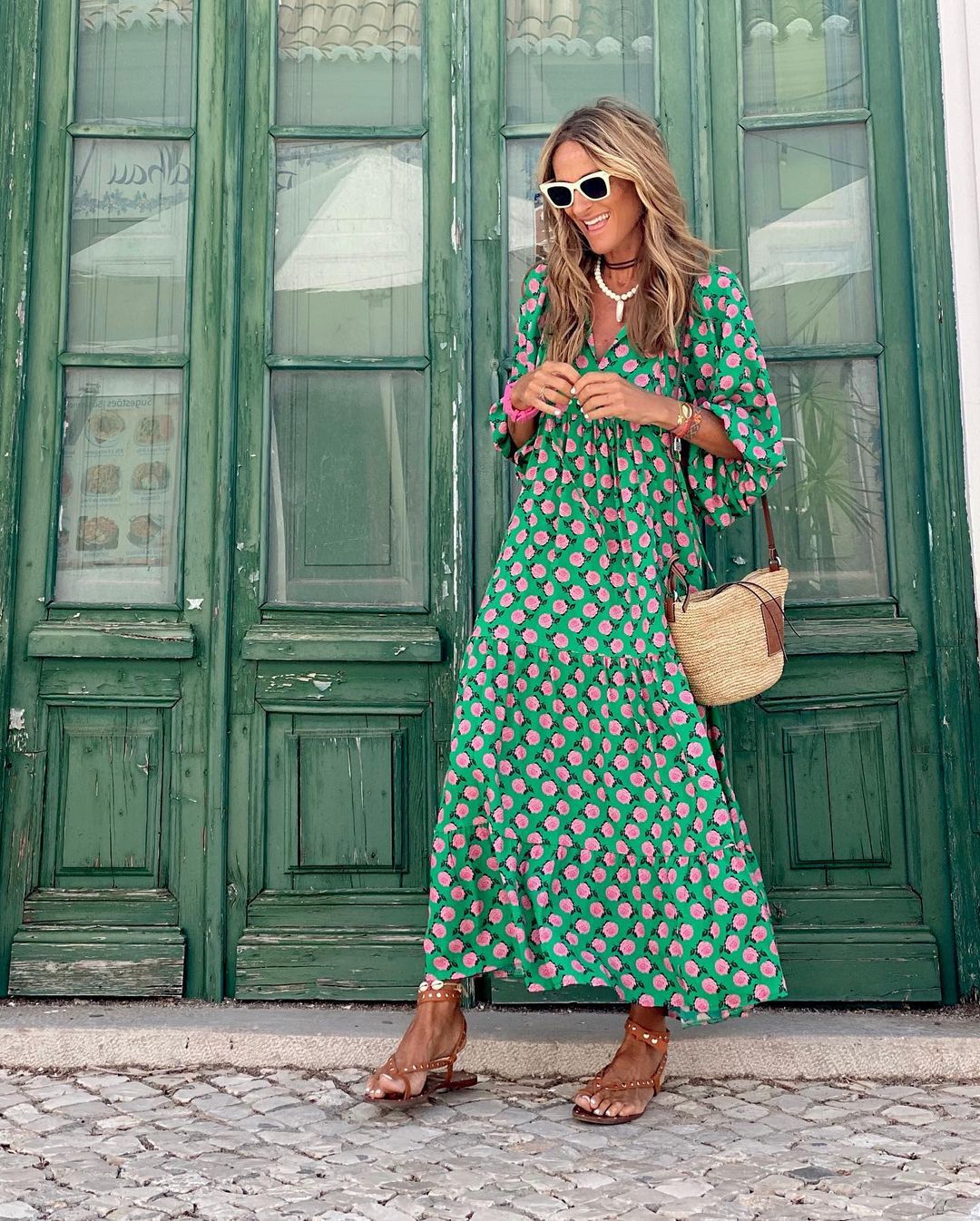 SABINE™ Boho-Chic Maxi Dress - Effortless, Free-Spirited Style