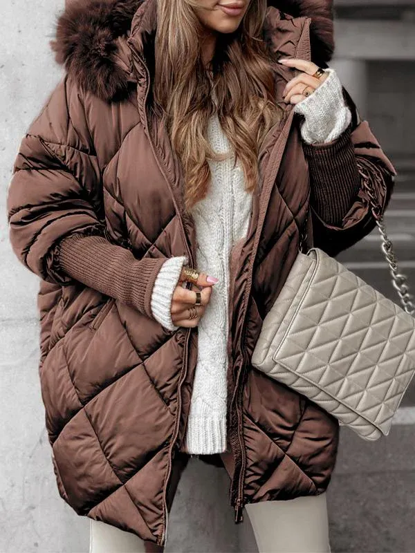 KARINA™ Quilted Luxe Winter Jacket – Luxurious Quilting, Cozy Warmth