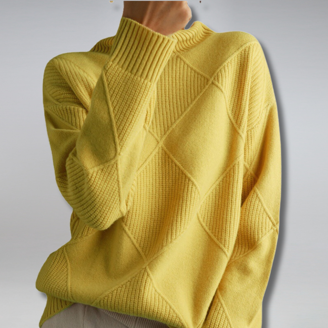 LINLEY™ Luxe Ribbed Turtleneck Knit Sweater
