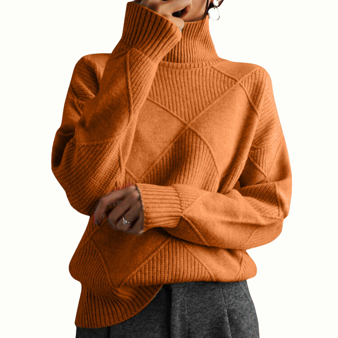 LINLEY™ Luxe Ribbed Turtleneck Knit Sweater