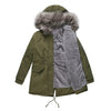 MARINA™ Velvet-Trimmed Parka - Cozy Warmth & Luxe Comfort