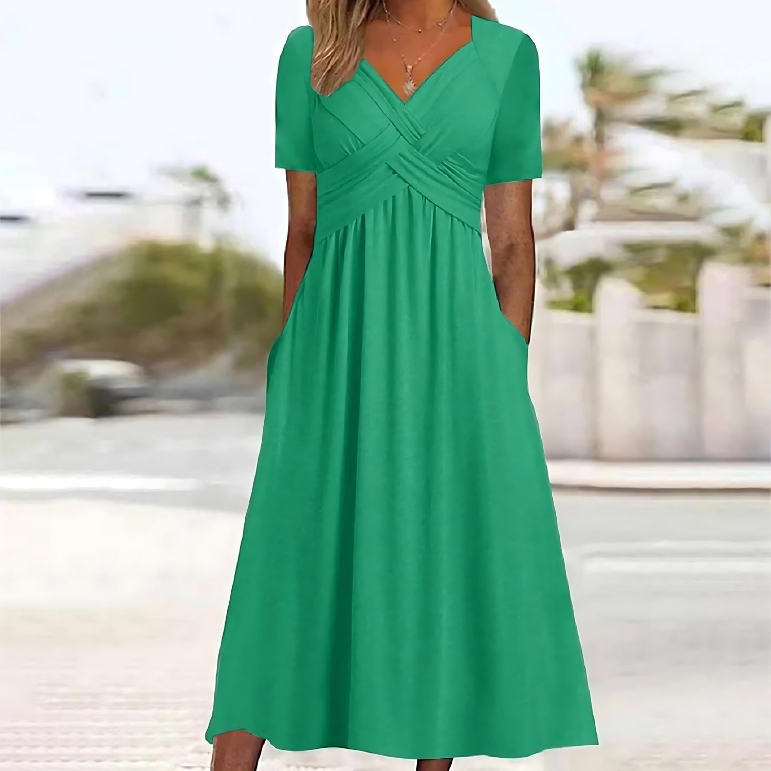 ANGELI™ - Chic & Sophisticated Midi Dress
