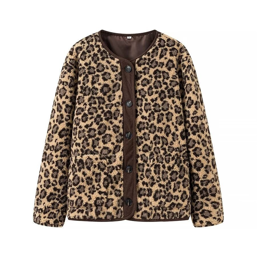 DIANA™ Leopard Winter Jacket – Cozy, Stylish Outerwear