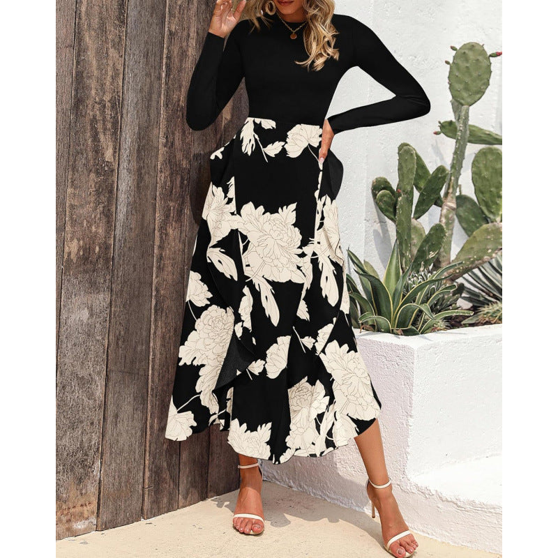 SADIE™ Floral Charm Sleeveless Midi Dress – Elegant Bloom Print, Flattering Midi Silhouette
