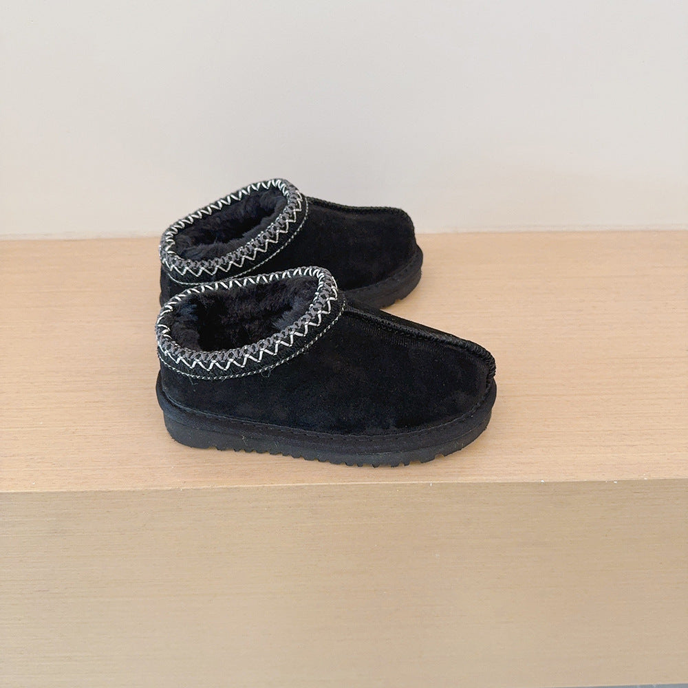 HALO™ Plush Suede Braided Outdoor Sleepers - Ultra-Soft and Cozy Footwear