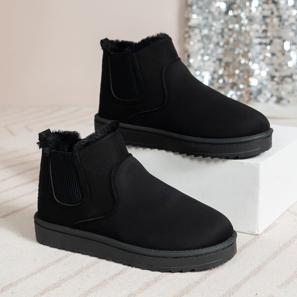 MCKENZIE™ Cozy Anti-Slip Casual Ankle Boots with All-Day Comfort