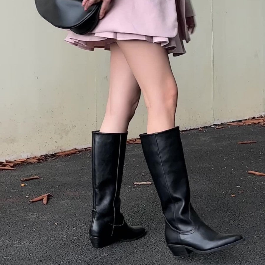 AURA™ Sleek High-Rise Boots - Elevate Your Everyday Style