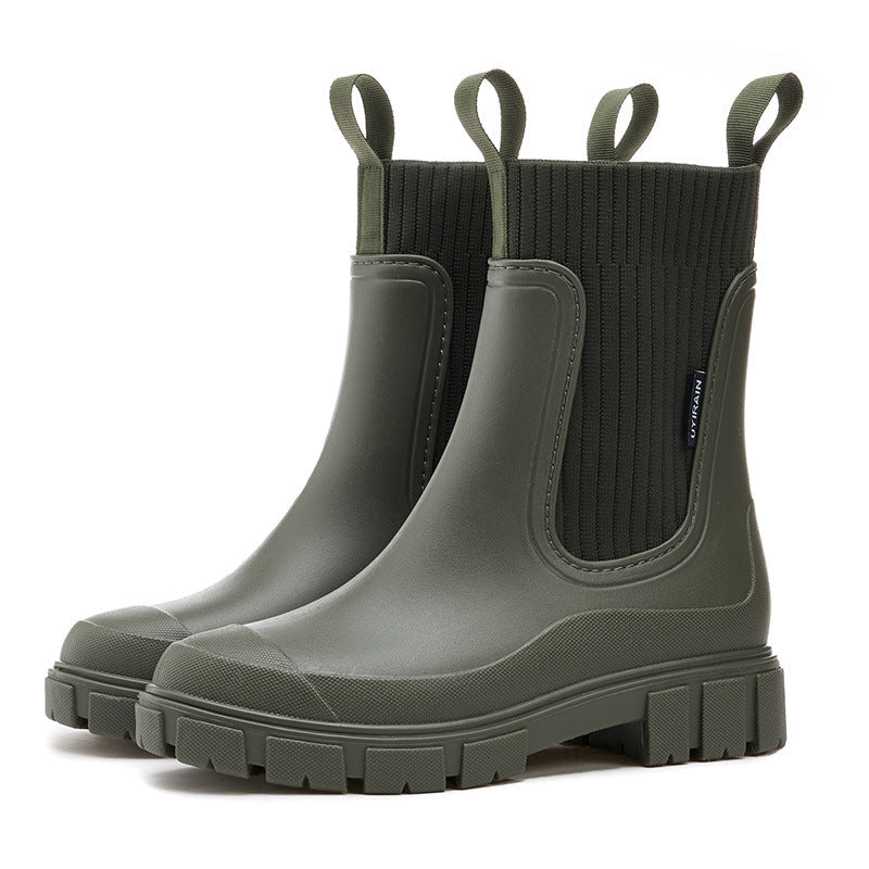 VALERIE™ Classic Waterproof Non-Slip Ankle Boots – Stay Dry and Steady All Day