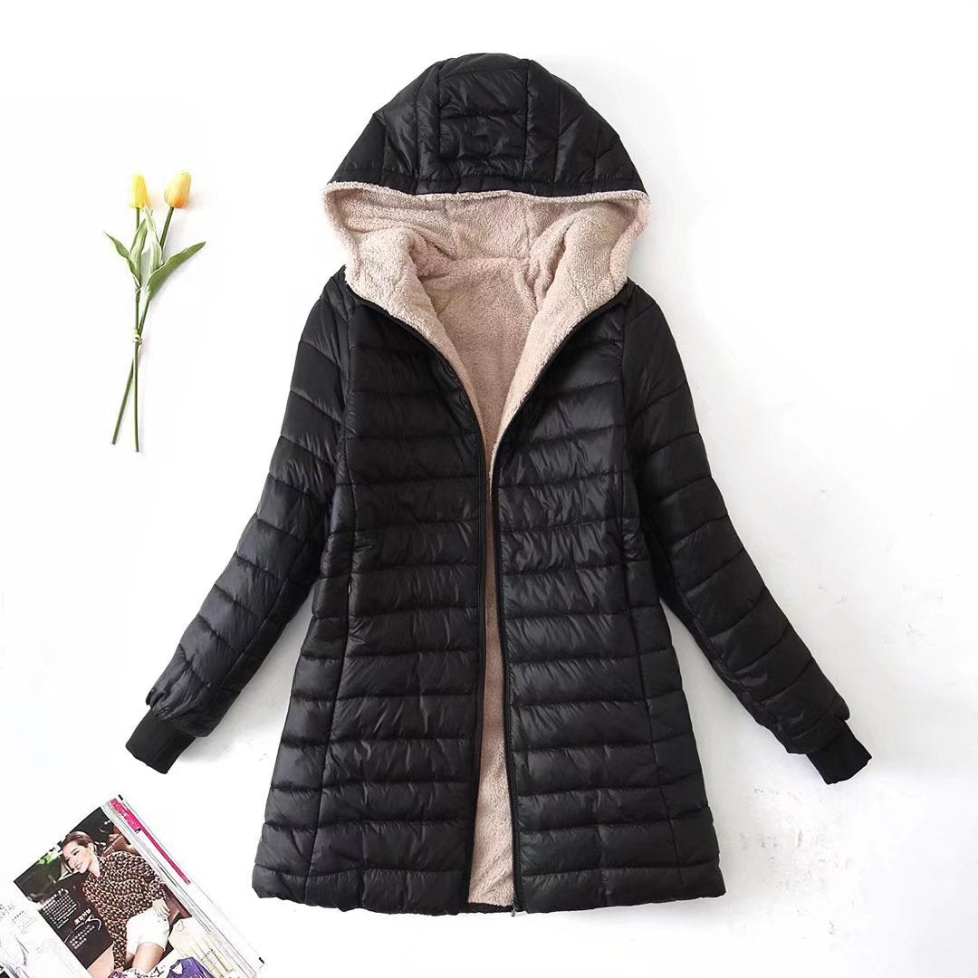 VICKY™ Cozy Fleece-Lined Puffer Jacket — Plush Warmth & Everyday Style