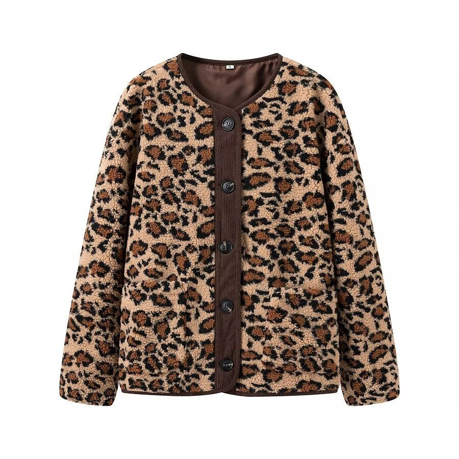 DIANA™ Leopard Winter Jacket – Cozy, Stylish Outerwear