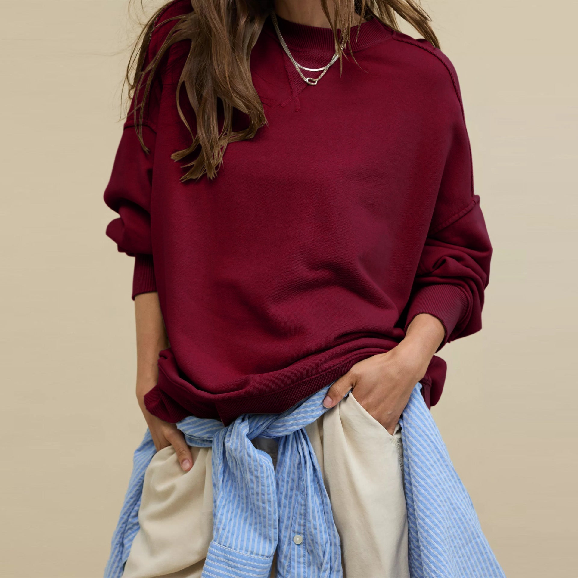 ANNE™ Relaxed-Fit Classic Sweatshirt – Effortless Everyday Comfort