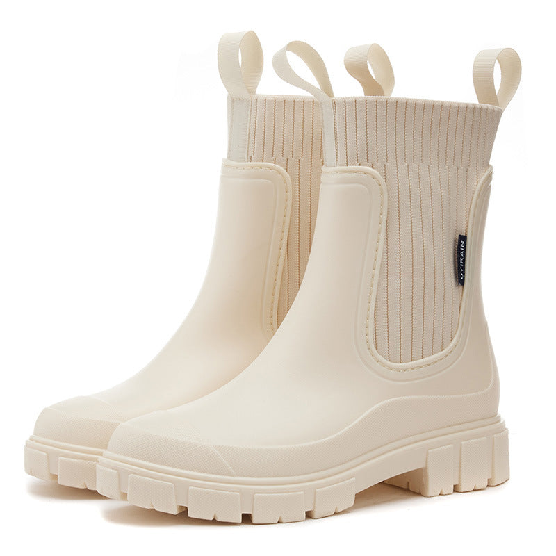 VALERIE™ Classic Waterproof Non-Slip Ankle Boots – Stay Dry and Steady All Day