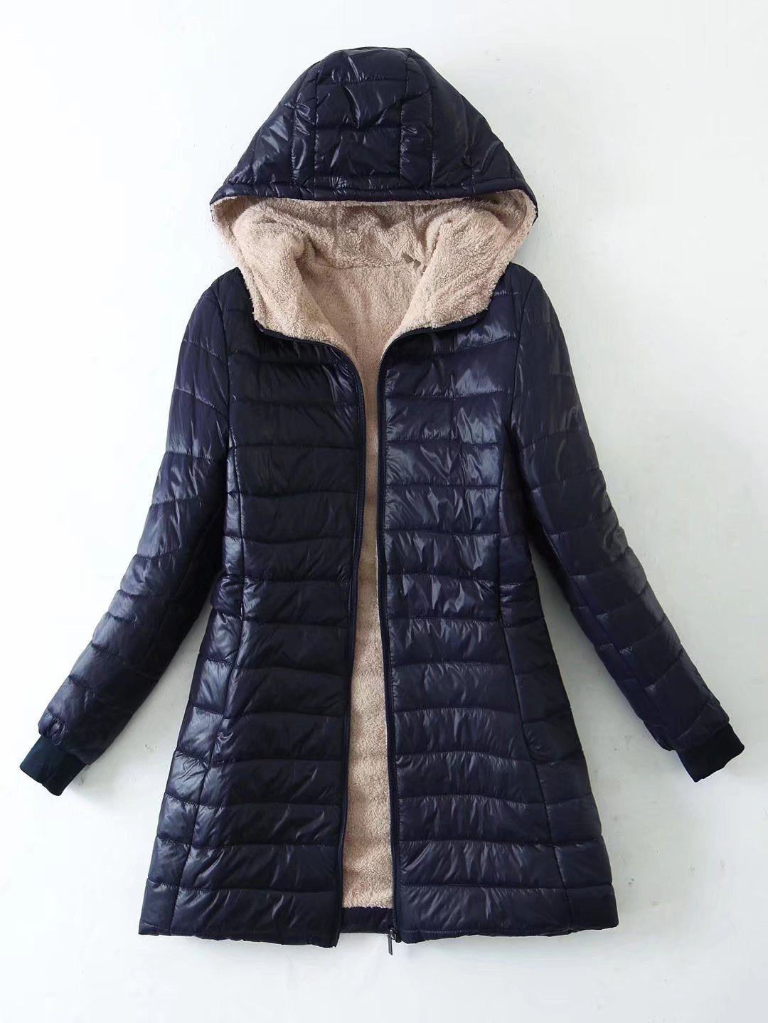 VICKY™ Cozy Fleece-Lined Puffer Jacket — Plush Warmth & Everyday Style