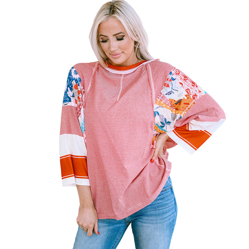 BAILEY™ Featherweight Patchwork Batwing Top - Effortless, Airy Style