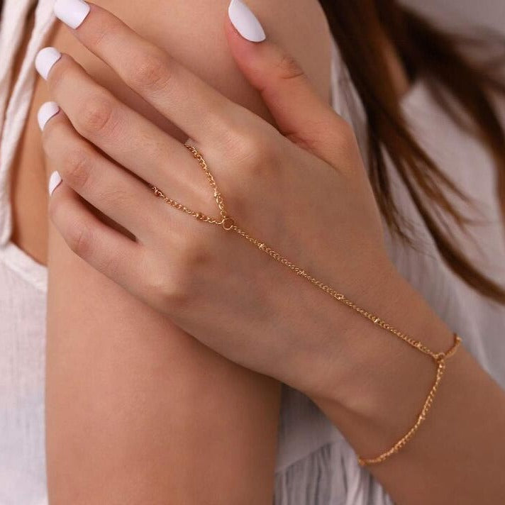 MYLENE™ Delicate Hand Chain Bracelet — Effortless Everyday Elegance