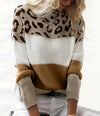 PANTHERA™ Leopard Print Knit Sweater