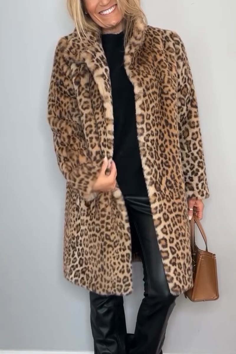 ROSA™ Leopard-Print Winter Coat